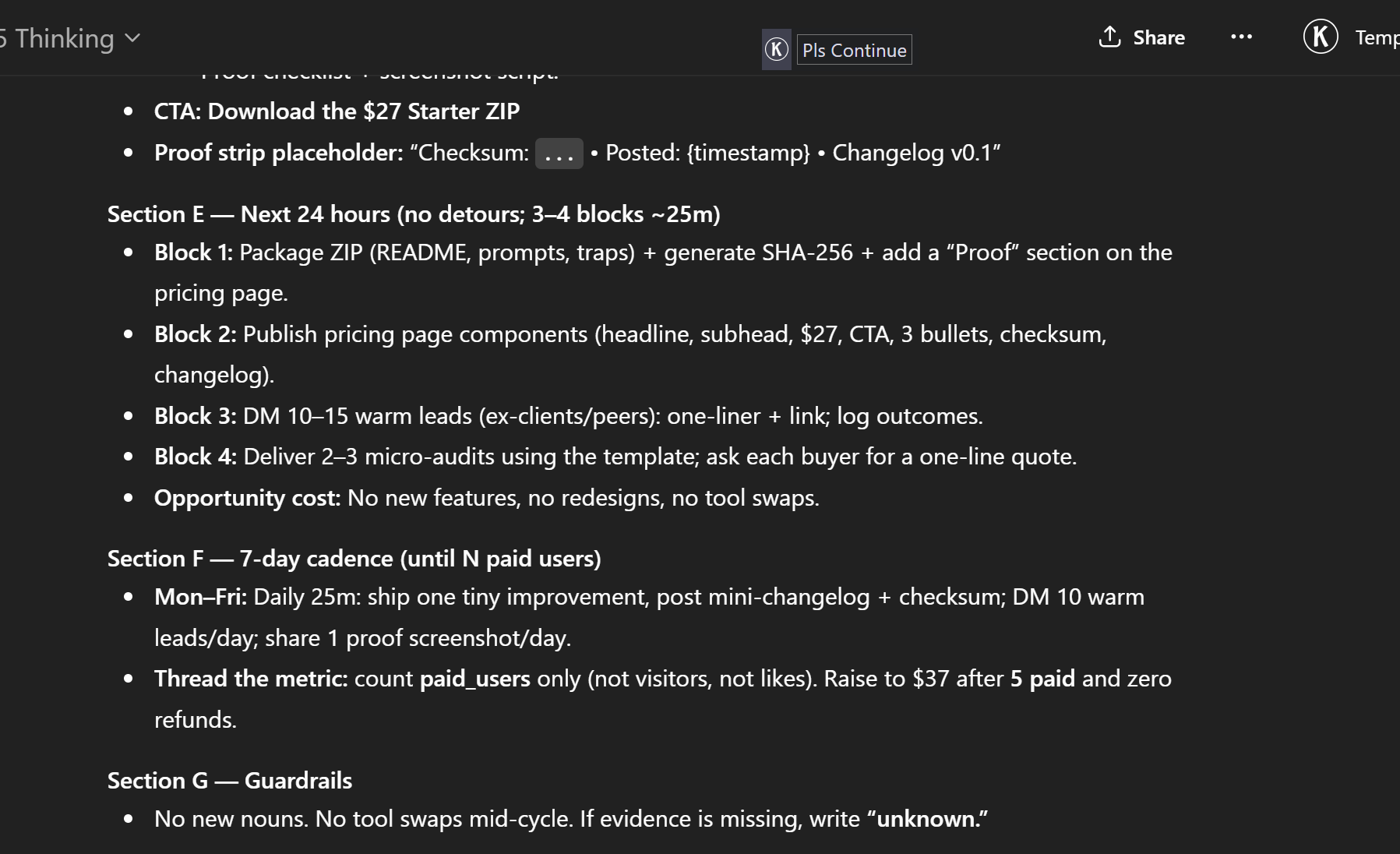 Cold Mirror — Proof-Driven AI Kit for Shipping Artifacts - Image 5